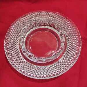 Vintage diamond point design ashtray